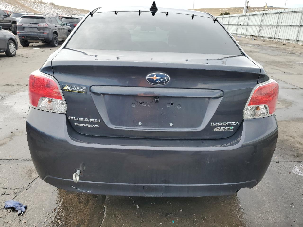2012 Subaru Impreza VIN JF1GJAA60CG005155 Copart auction photo, front end / hail damage thumbnail 6
