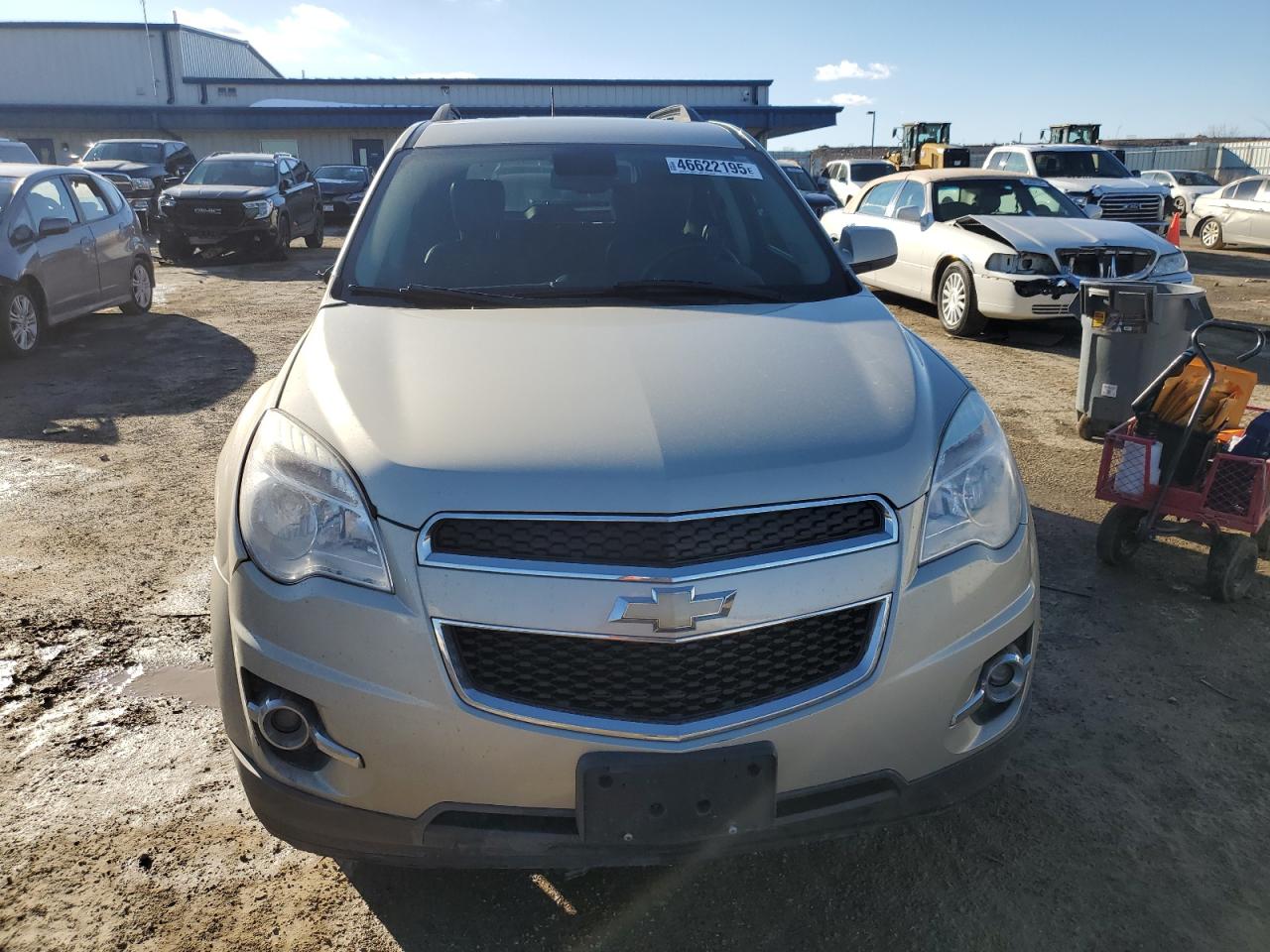 2013 Chevrolet Equinox VIN 2GNALPEK6D6326193 Copart auction photo, side / front end damage thumbnail 5