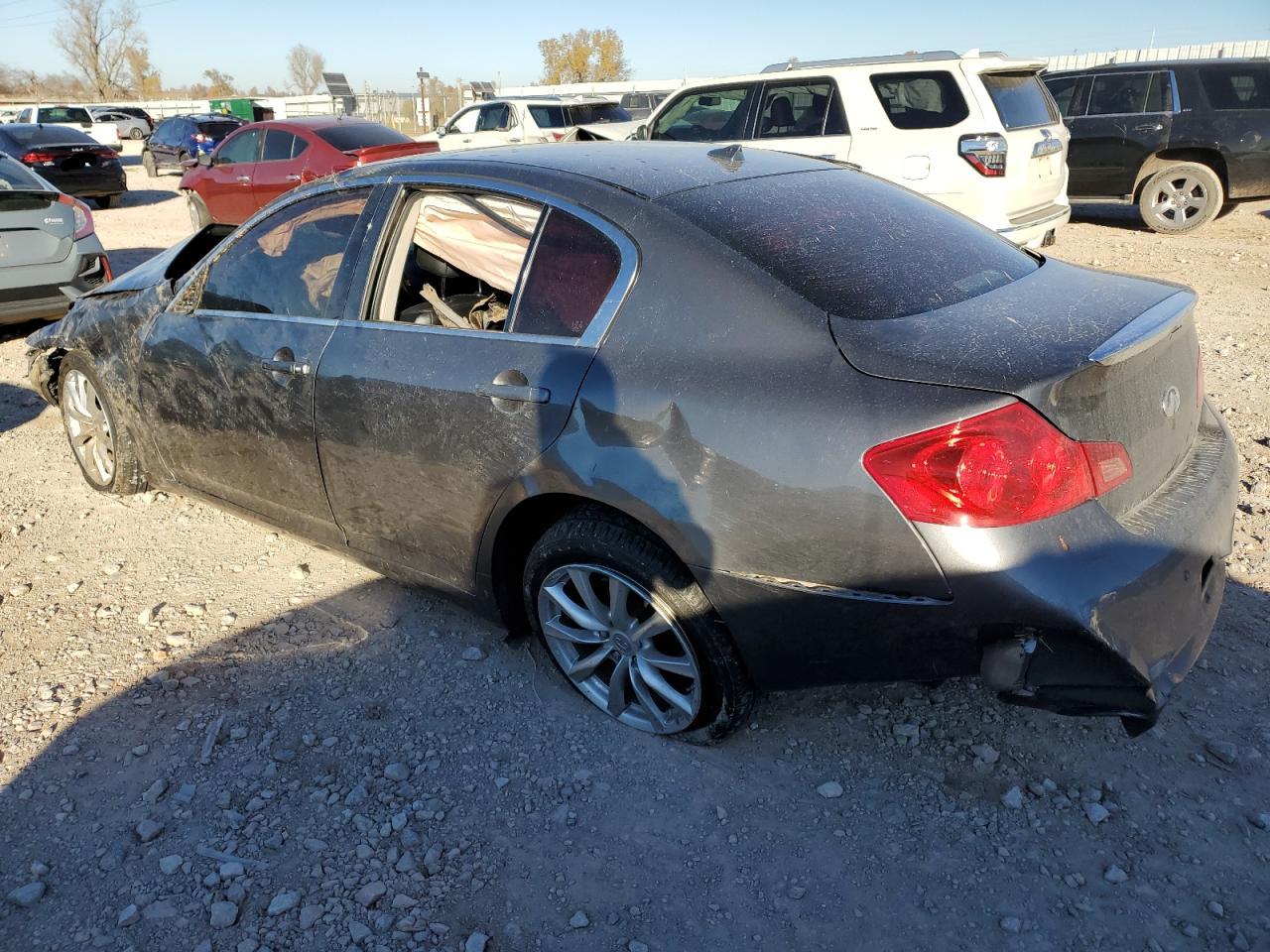 2013 Infiniti G VIN JN1CV6AP8DM306569 Copart auction photo, all over damage thumbnail 2