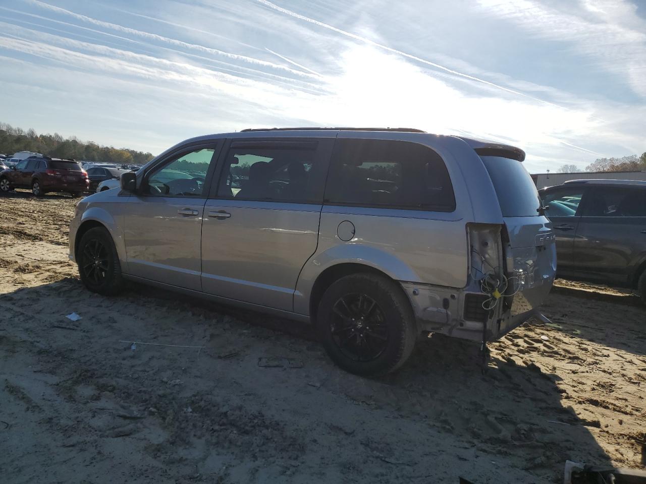 2019 Dodge Caravan VIN 2C4RDGEG4KR694078 Copart auction photo, rear end / side damage thumbnail 2