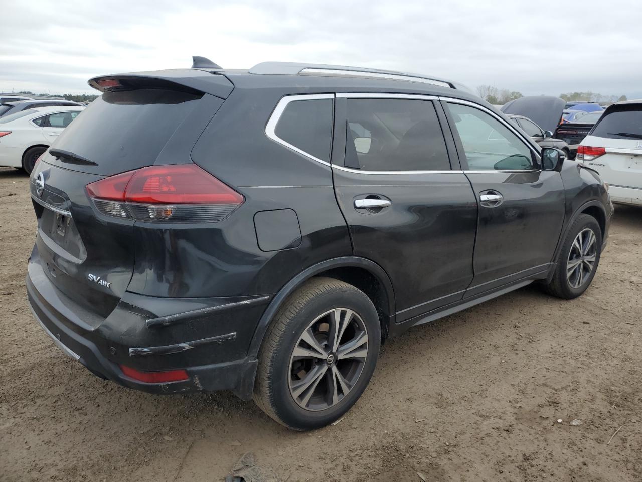 2019 Nissan Rogue VIN 5N1AT2MV7KC760050 Copart auction photo, front end / rear end damage thumbnail 3