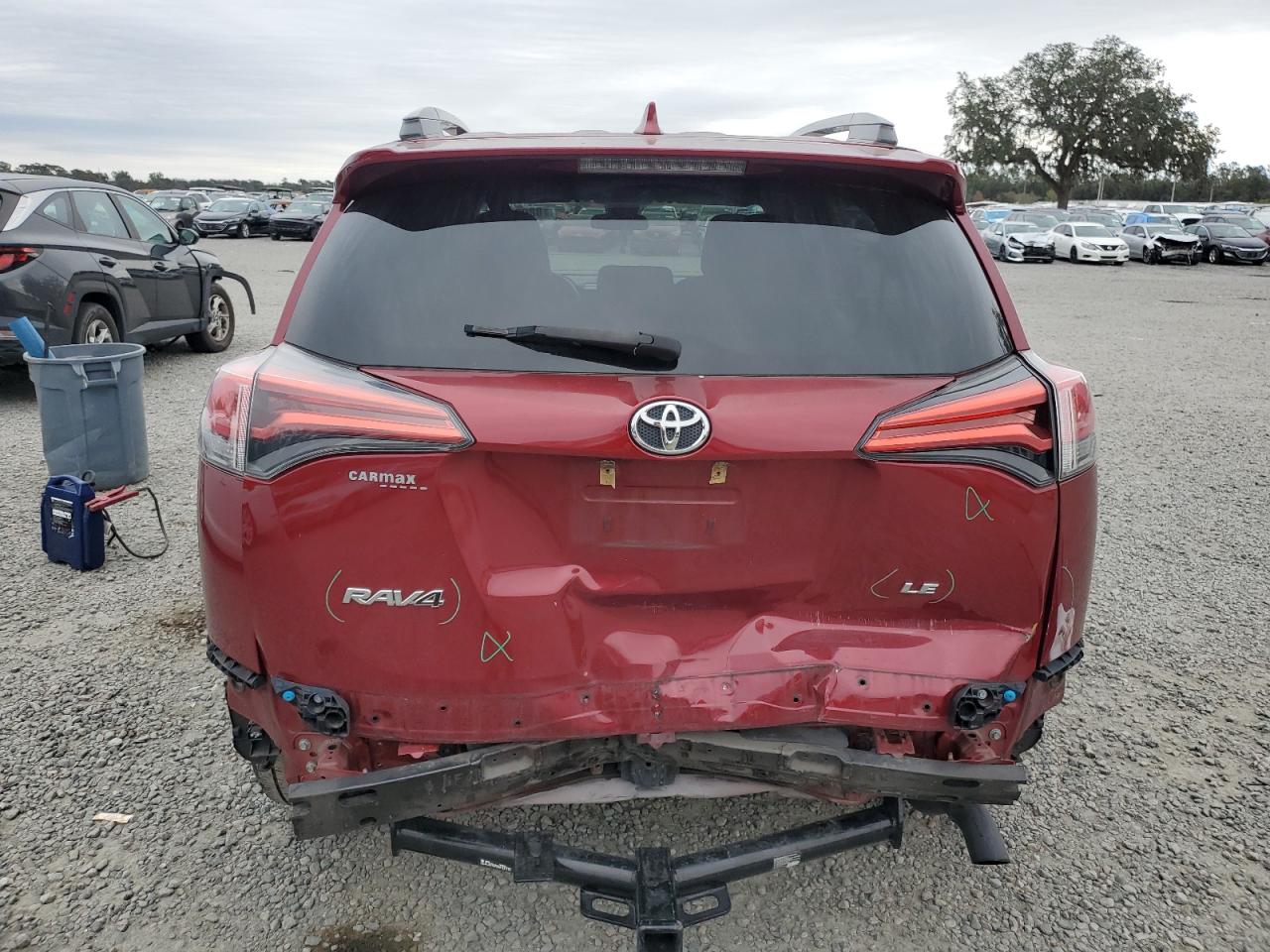 2018 Toyota RAV 4 VIN 2T3ZFREV2JW441740 Copart auction photo, rear end damage thumbnail 6
