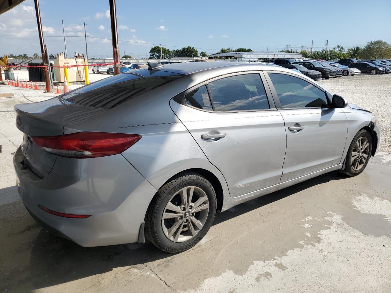 2017 Hyundai Elantra VIN 5NPD84LF3HH080538 Copart auction photo, front end / minor dent/scratches damage thumbnail 3