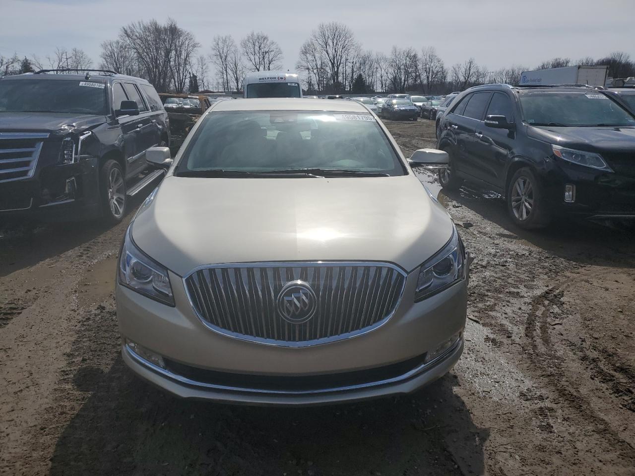 2014 Buick LaCrosse VIN 1G4GB5G34EF144625 Copart auction photo, front end damage thumbnail 5