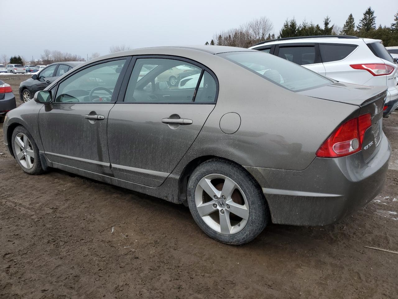 2008 Honda Civic VIN 2HGFA16538H106953 Copart auction photo, side damage thumbnail 2