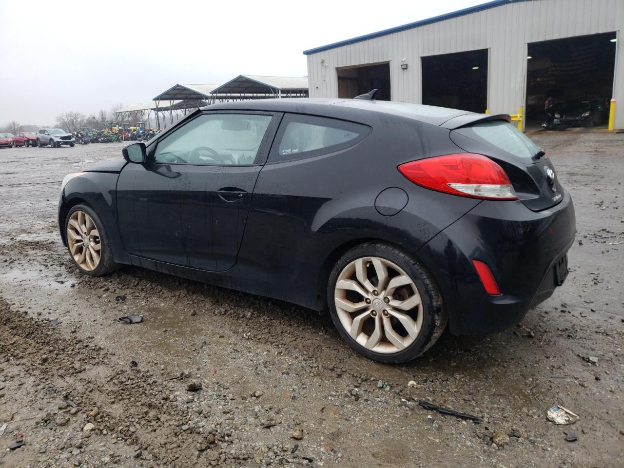 2013 Hyundai Veloster VIN KMHTC6AD6DU093027 Copart auction photo, front end damage thumbnail 2