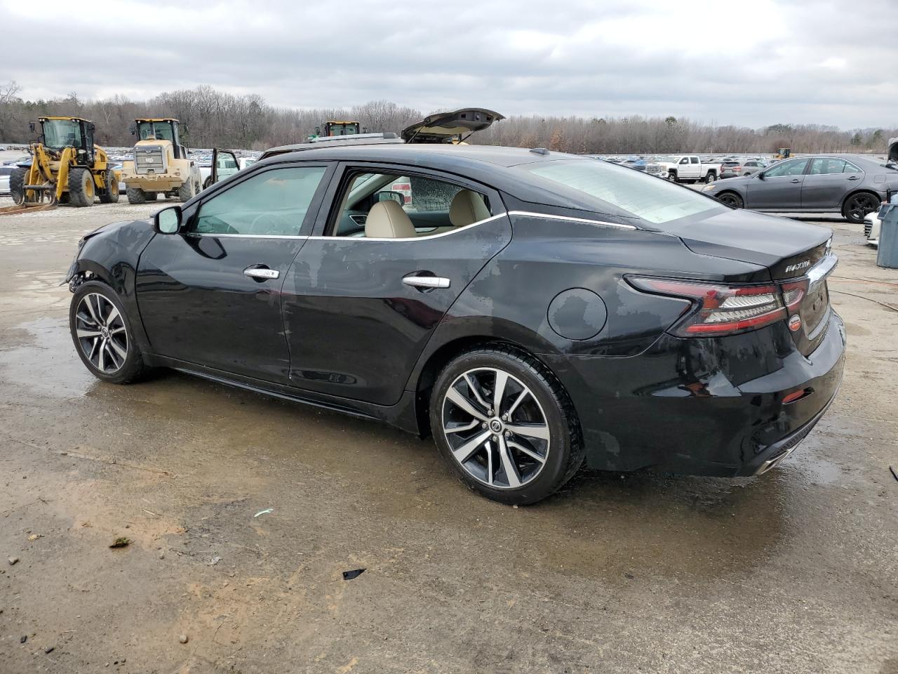 2021 Nissan Maxima VIN 1N4AA6CV9MC506299 Copart auction photo, front end / vandalism damage thumbnail 2