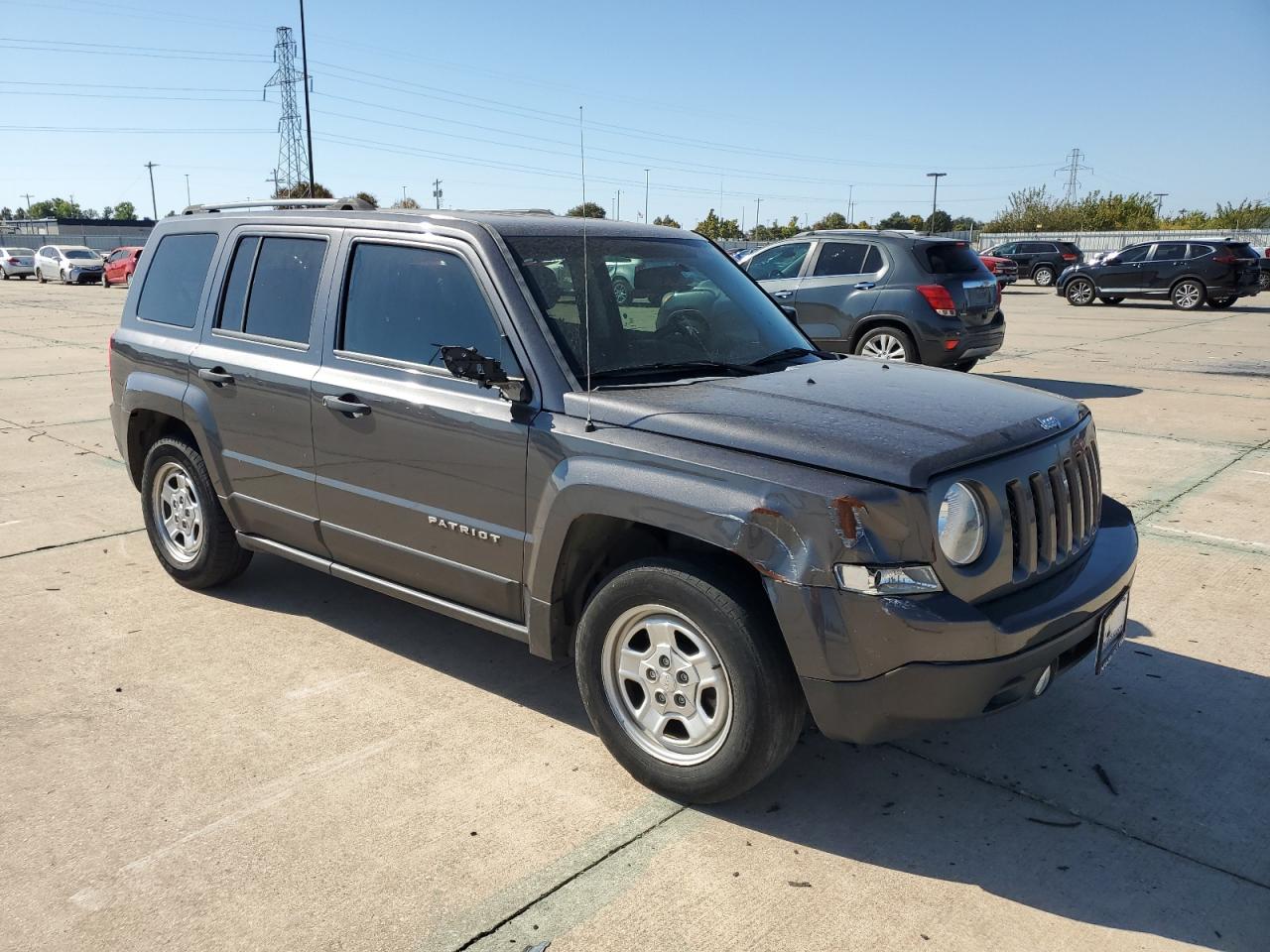 2016 Jeep Liberty (Patriot) VIN 1C4NJPBA4GD787149 Copart auction photo, front end / hail damage thumbnail 4