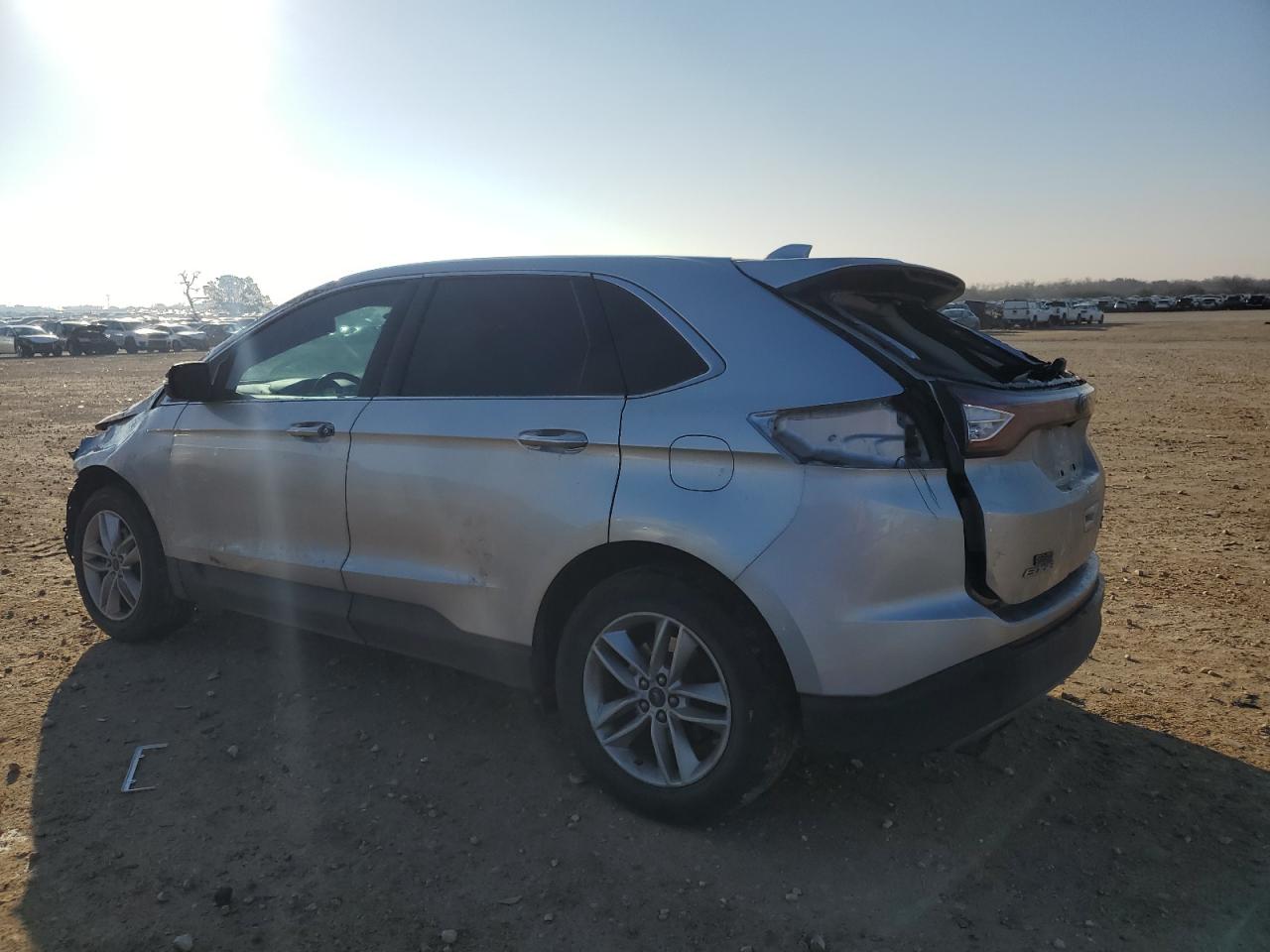 2015 Ford Edge VIN 2FMTK3J92FBB28961 Copart auction photo, front end / rear end damage thumbnail 2