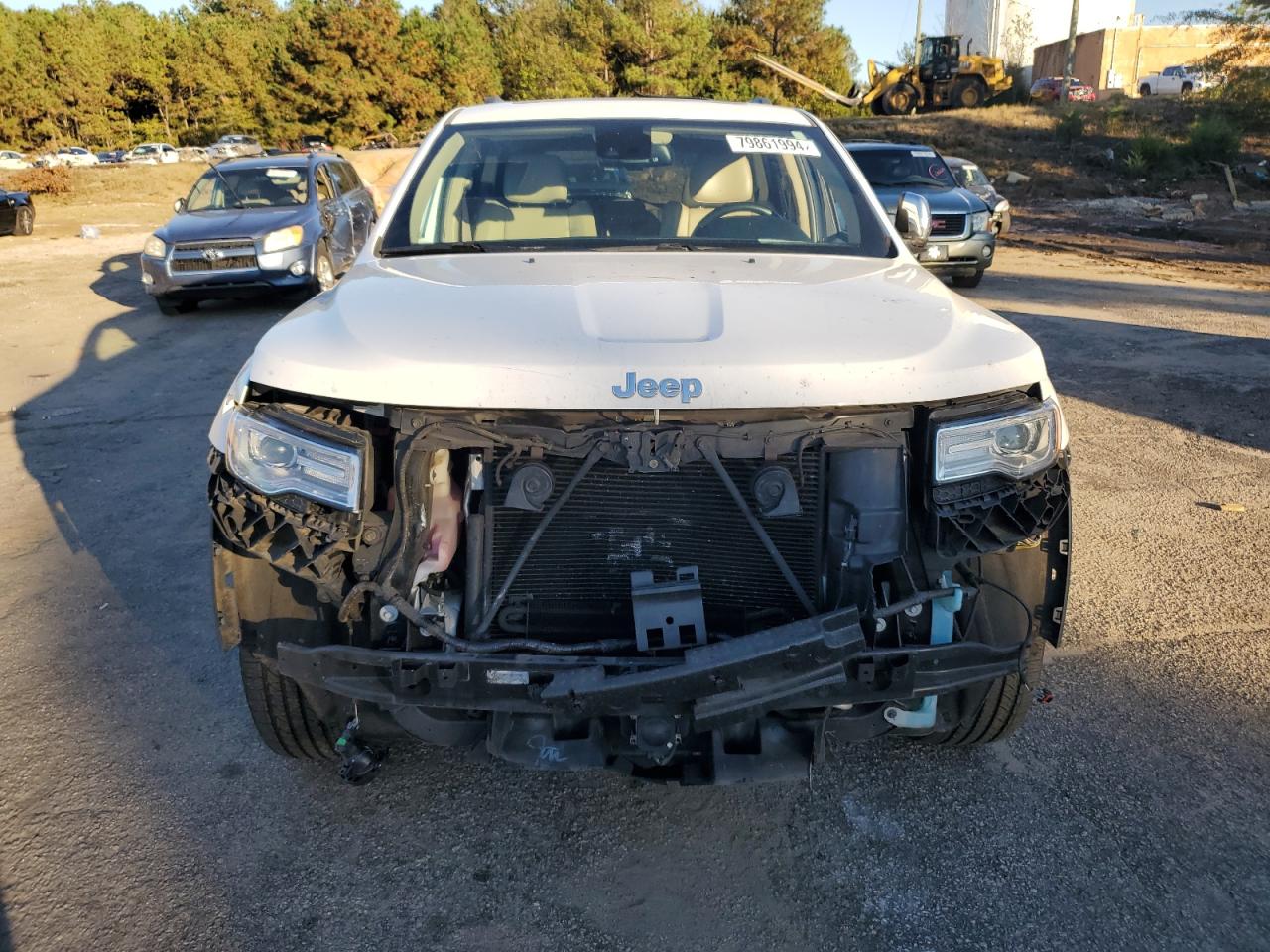 2015 Jeep Grand Cherokee VIN 1C4RJEBG2FC945065 Copart auction photo, front end damage thumbnail 5