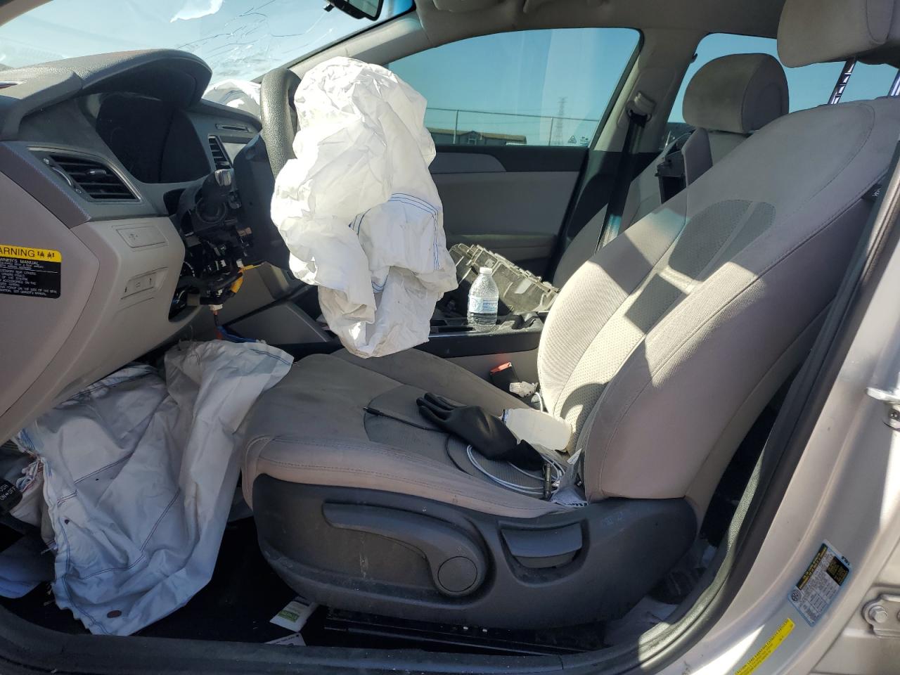 2017 Hyundai Sonata VIN 5NPE24AFXHH483196 Copart auction photo, vandalism damage thumbnail 7
