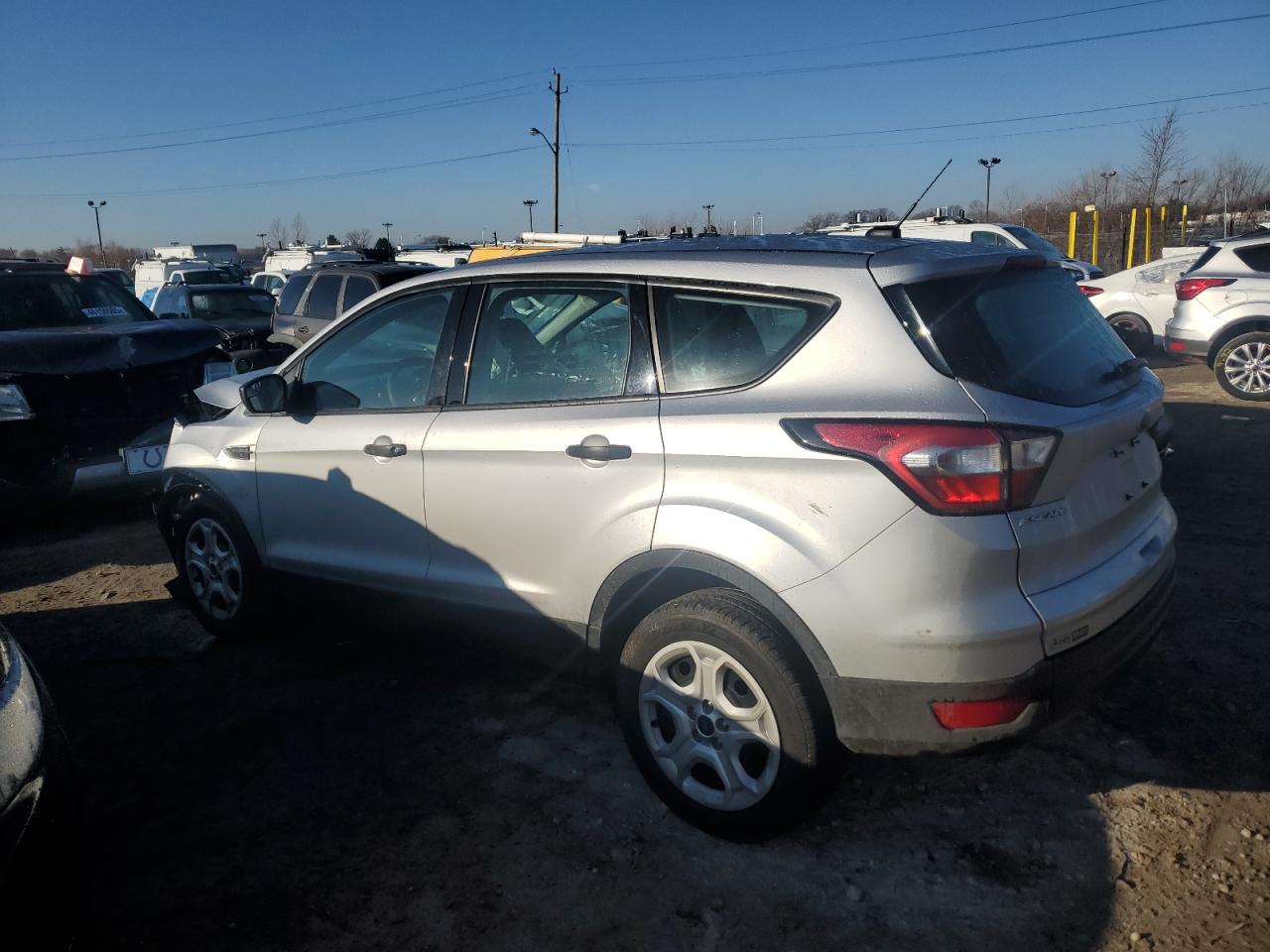 2018 Ford Escape VIN 1FMCU0F74JUC02142 Copart auction photo, front end / minor dent/scratches damage thumbnail 2