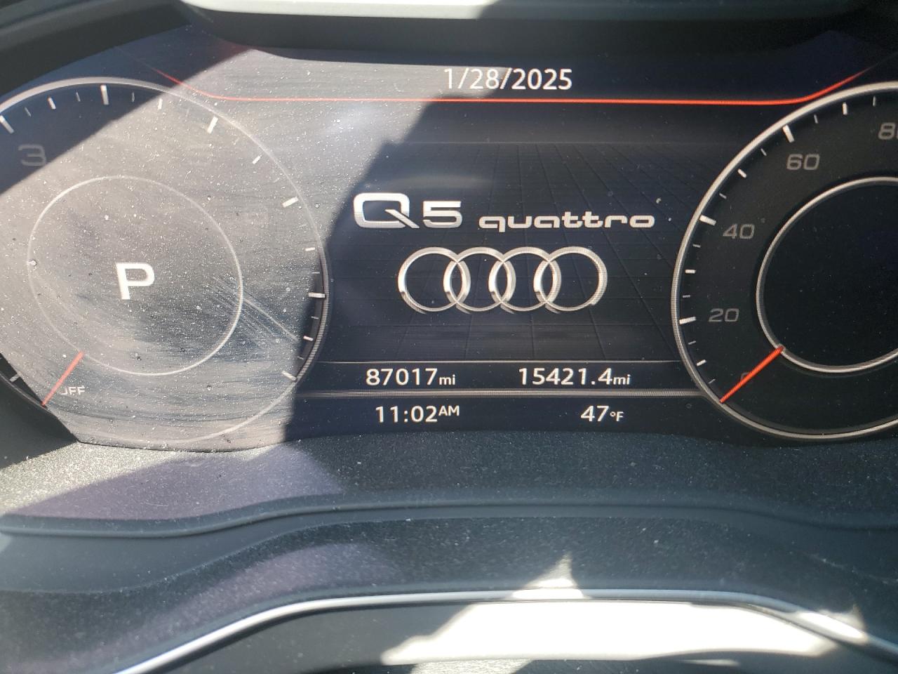 2018 Audi Q5 VIN WA1BNAFY4J2161609 Copart auction photo, front end damage thumbnail 9