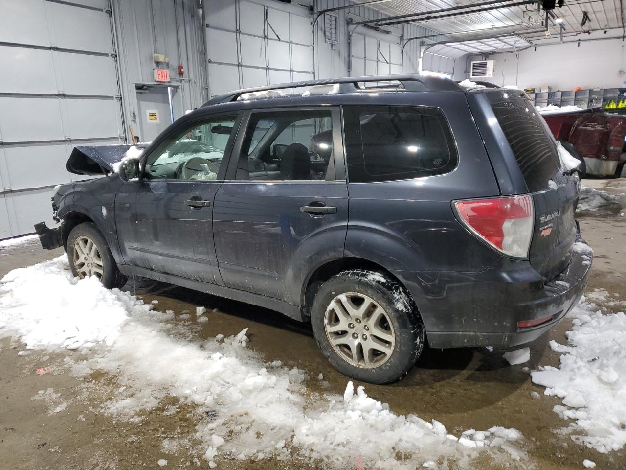 2013 Subaru Forester VIN JF2SHABC8DH423691 Copart auction photo, front end / side damage thumbnail 2
