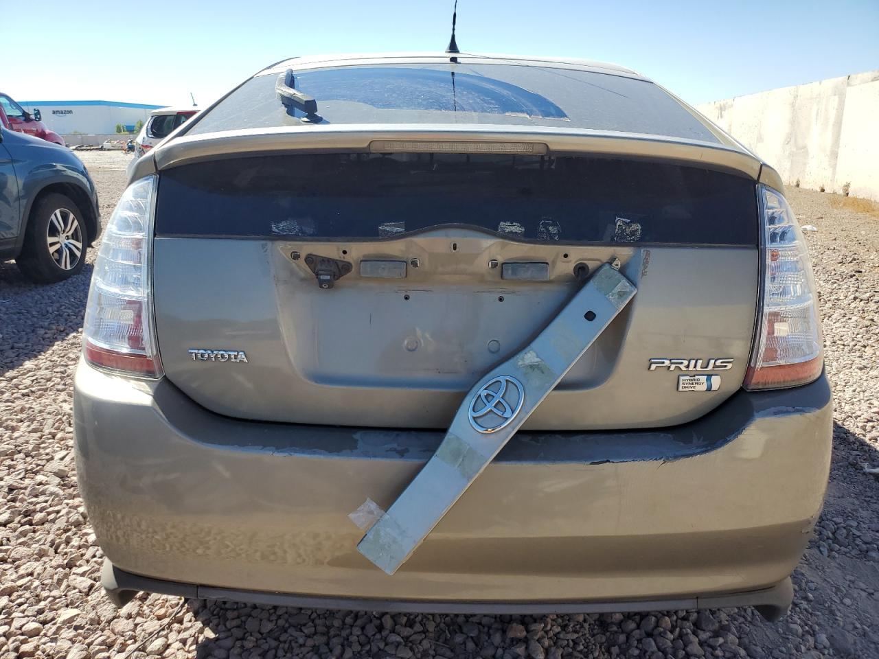 2008 Toyota Prius VIN JTDKB20U787733165 Copart auction photo, front end / side damage thumbnail 6