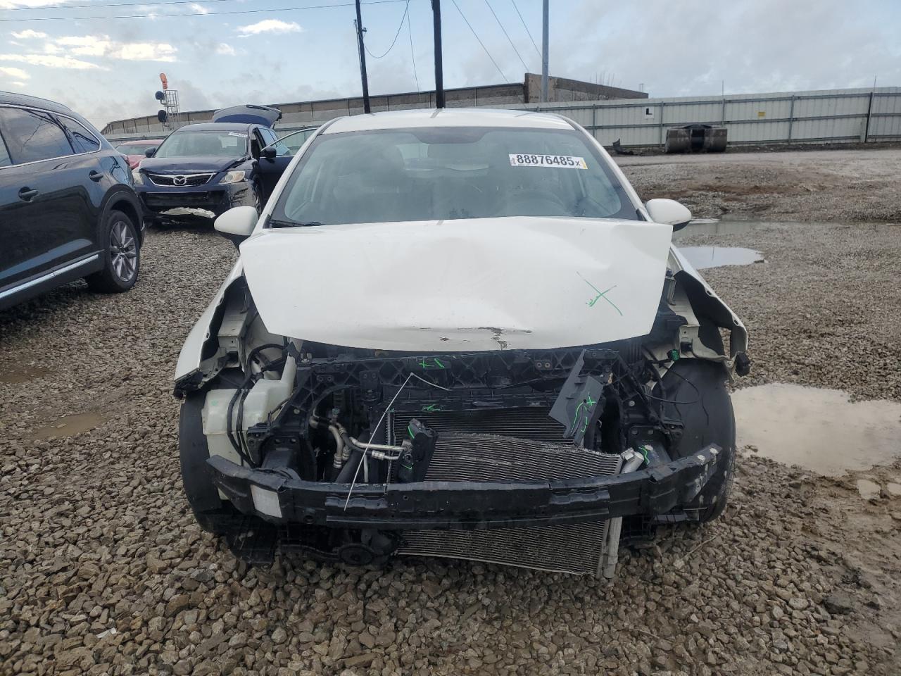 2015 KIA Rio VIN KNADM5A33F6516514 Copart auction photo, front end damage thumbnail 5