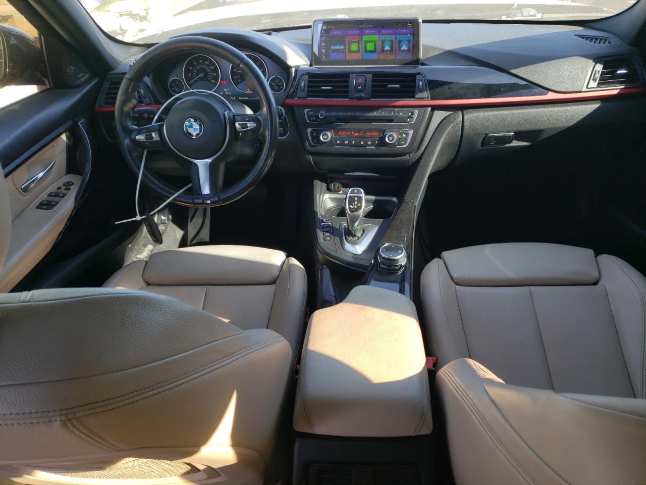 2015 BMW 3er VIN WBA3B9G56FNR93686 Copart auction photo, front end damage thumbnail 8