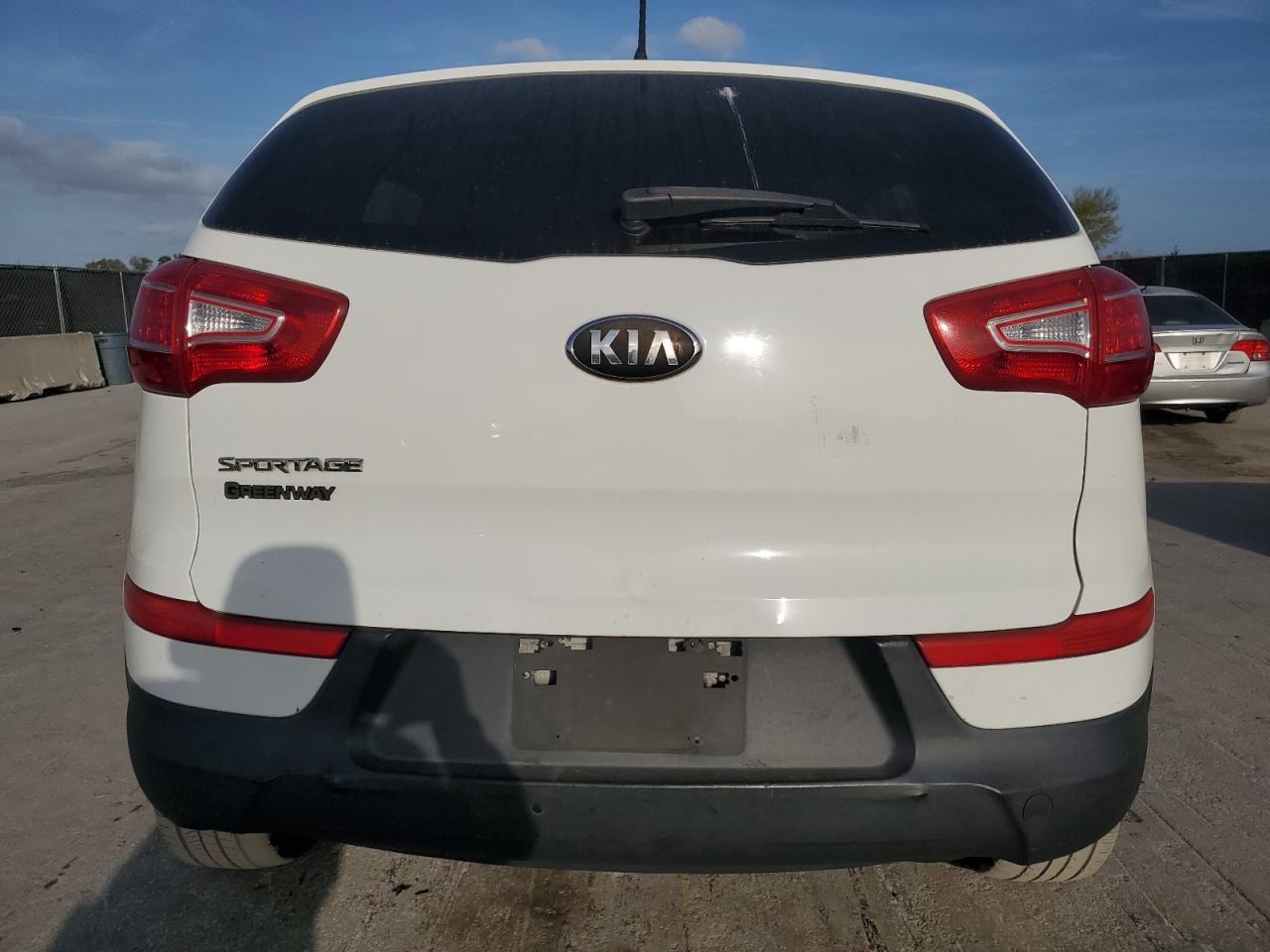 2013 KIA Sportage VIN KNDPB3A23D7467291 Copart auction photo, front end / rear end damage thumbnail 6