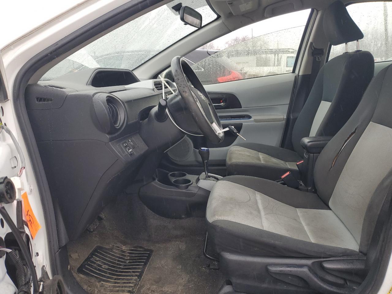 2012 Toyota Prius VIN JTDKDTB3XC1508304 Copart auction photo, rear end damage thumbnail 7