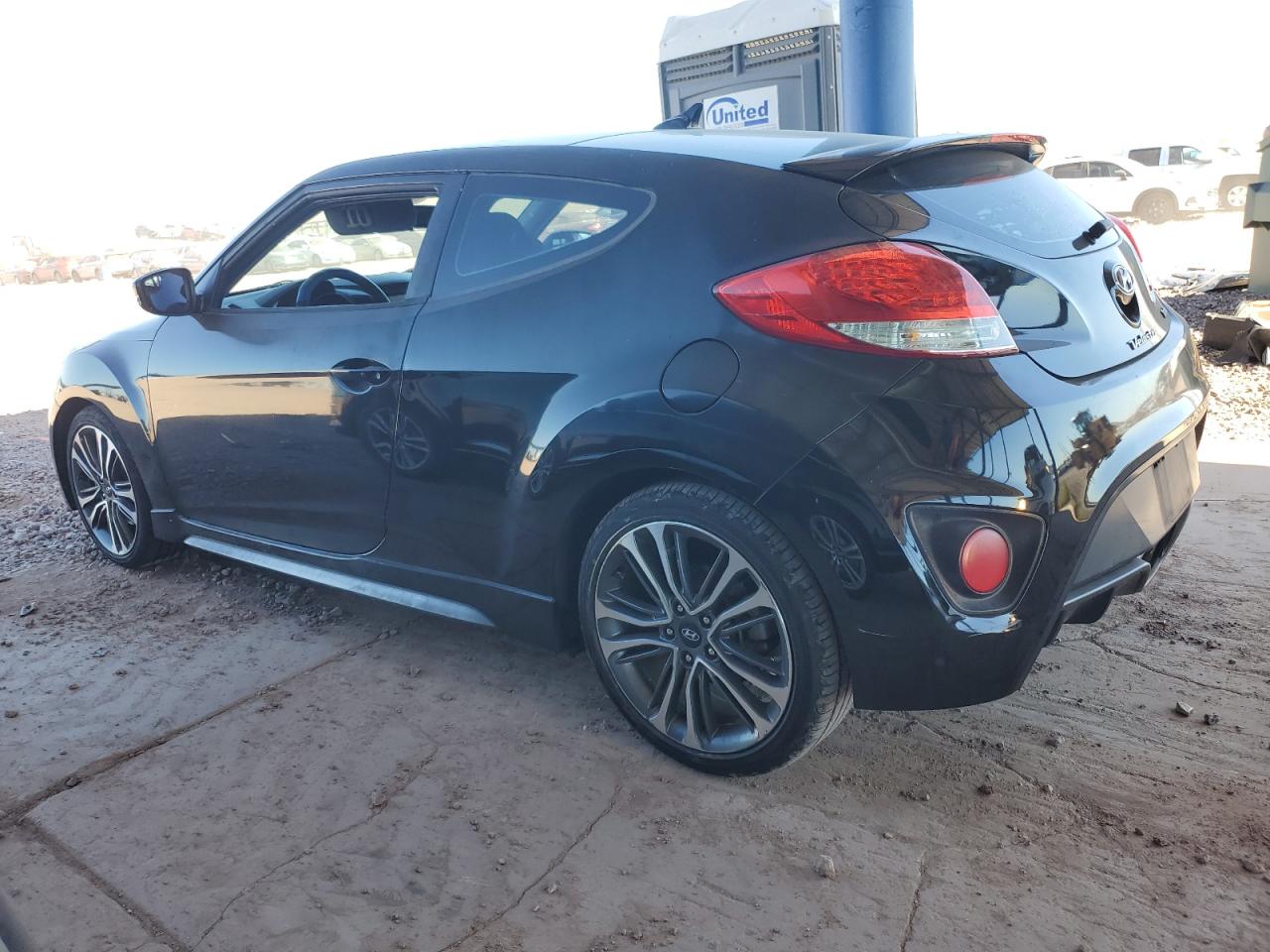 2015 Hyundai Veloster VIN KMHTC6AE2FU235420 Copart auction photo, mechanical / minor dent/scratches damage thumbnail 2