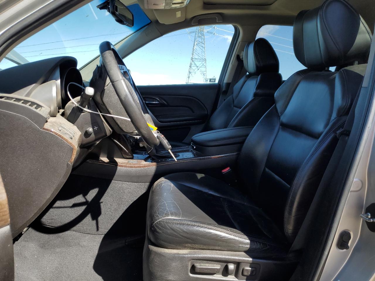 2011 Acura MDX VIN 2HNYD2H62BH512315 Copart auction photo, front end / side damage thumbnail 7