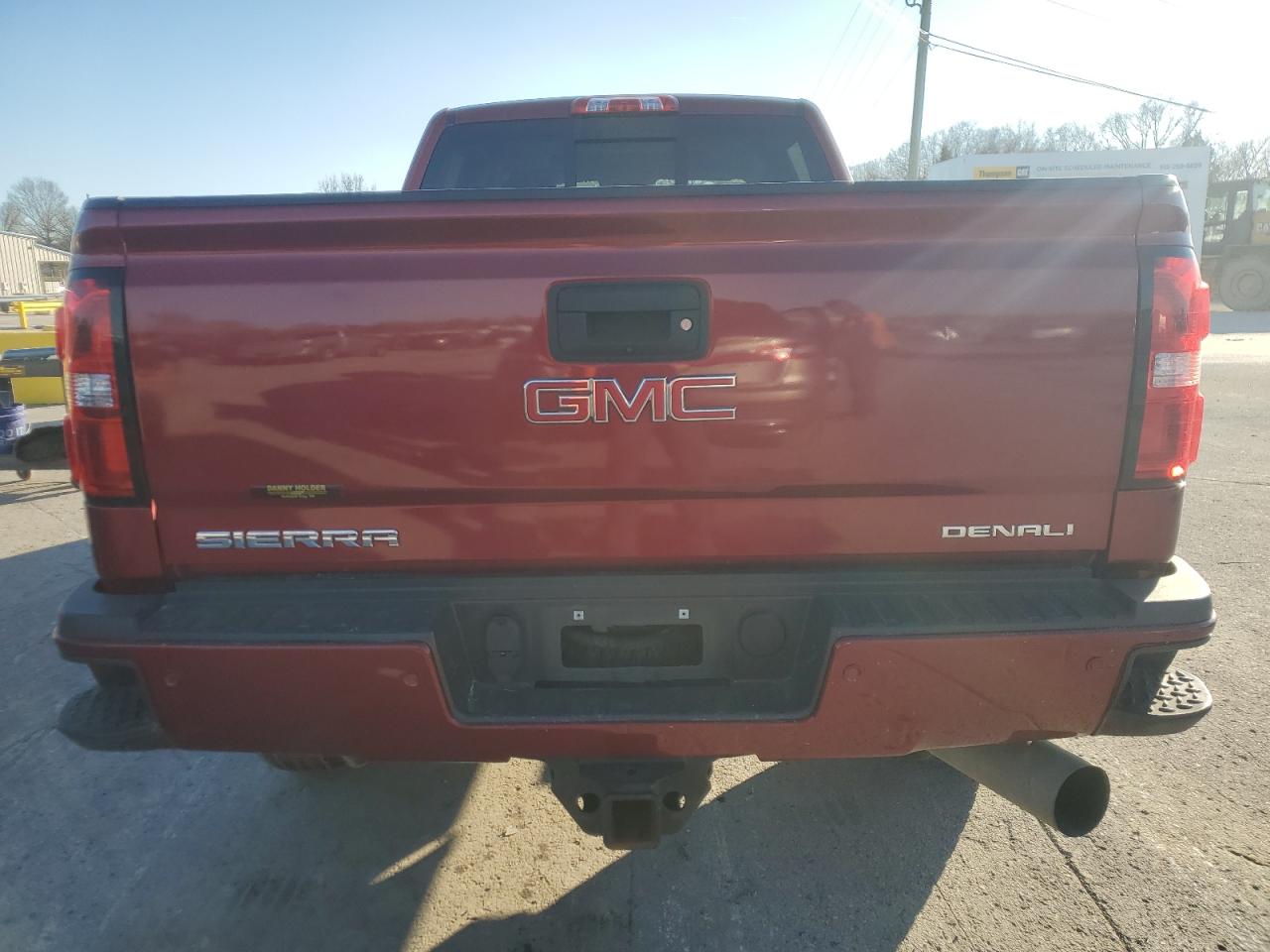 2018 GMC Sierra VIN 1GT12UEY9JF290676 Copart auction photo, burn damage thumbnail 6