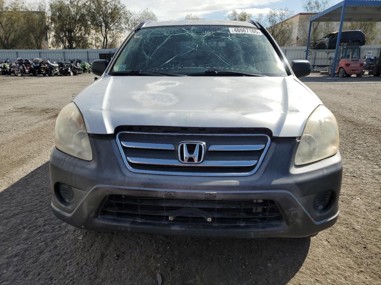 2005 Honda CR-V VIN JHLRD68585C002991 Copart auction photo, front end damage thumbnail 5