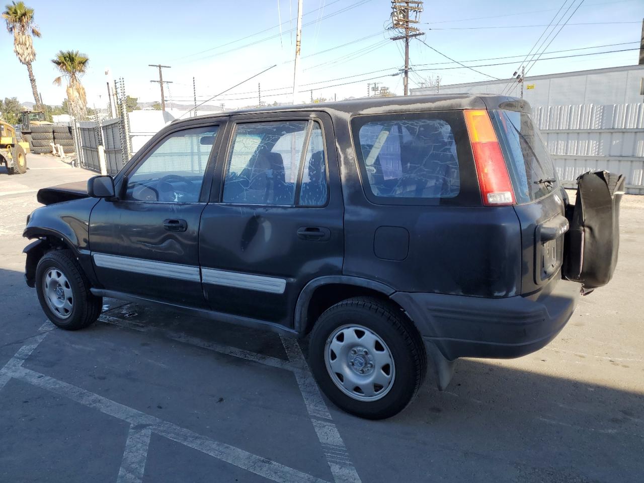 2000 Honda CR-V VIN JHLRD2848YC006656 Copart auction photo, all over damage thumbnail 2