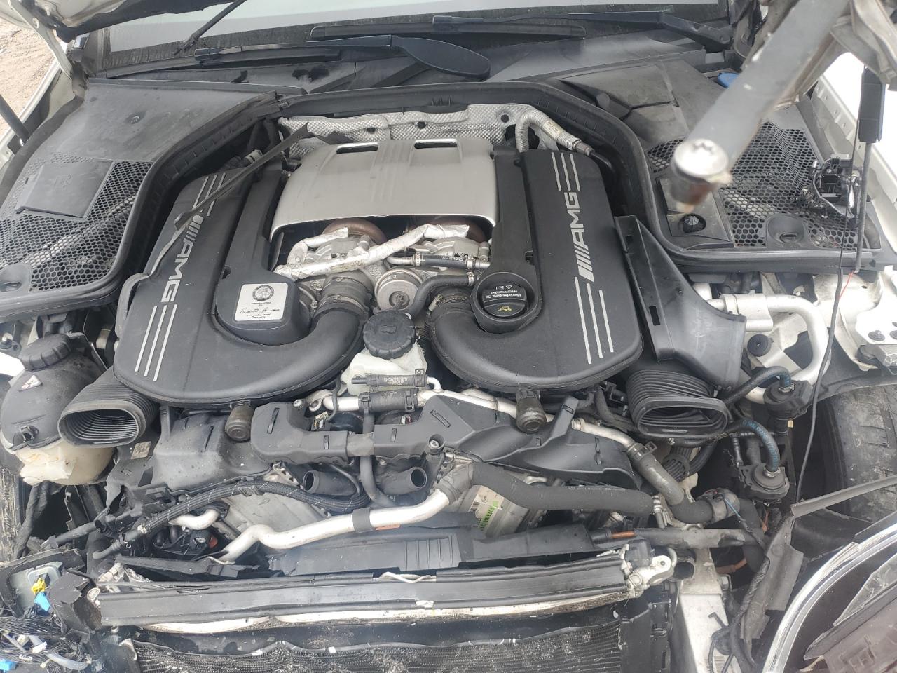 2016 Mercedes-Benz C-klasse VIN 55SWF8HB3GU100097 Copart auction photo, front end / mechanical damage thumbnail 13