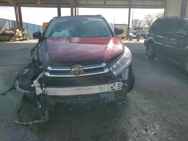 2017 Toyota Highlander VIN 5TDYZRFH1HS220136 Copart auction photo, front end / side damage thumbnail 15