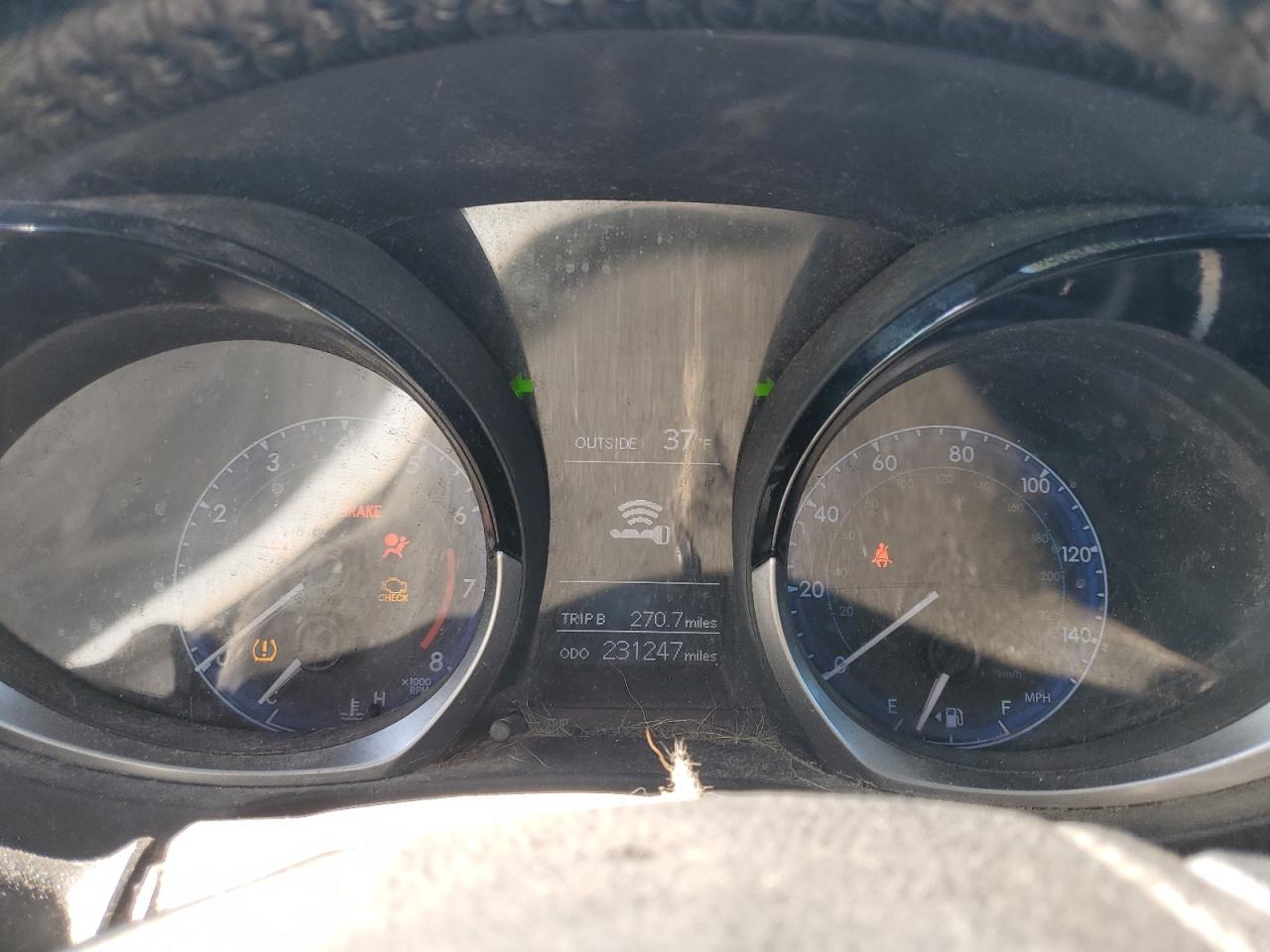 2015 Toyota Corolla VIN 2T1BURHE8FC478697 Copart auction photo, front end / rear end damage thumbnail 9