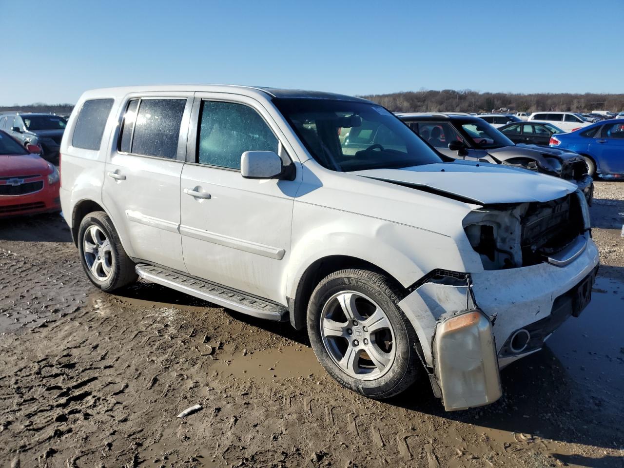 2015 Honda Pilot VIN 5FNYF3H78FB018115 Copart auction photo, front end damage thumbnail 4