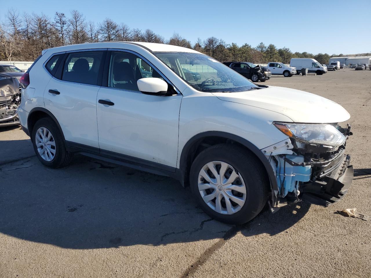 2018 Nissan Rogue VIN 5N1AT2MV6JC792003 Copart auction photo, front end / side damage thumbnail 4