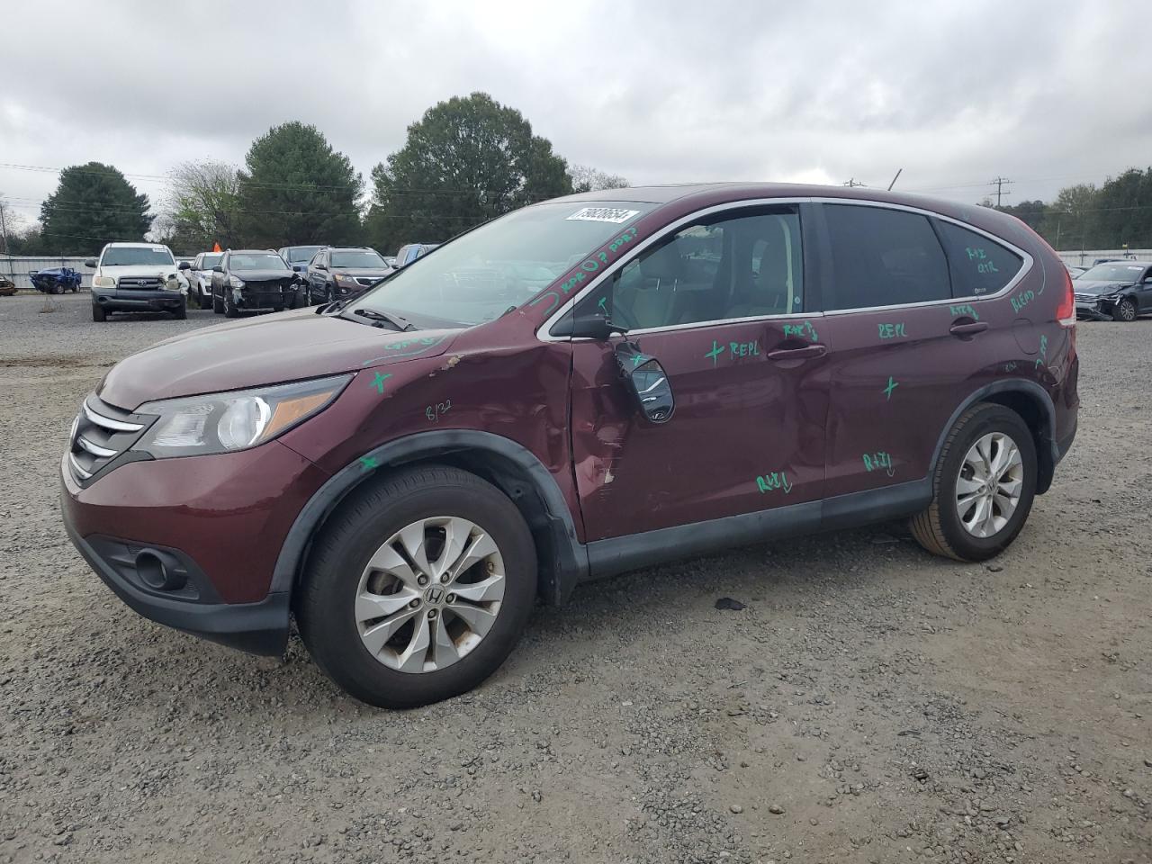 2012 Honda CR-V VIN 5J6RM3H59CL009080