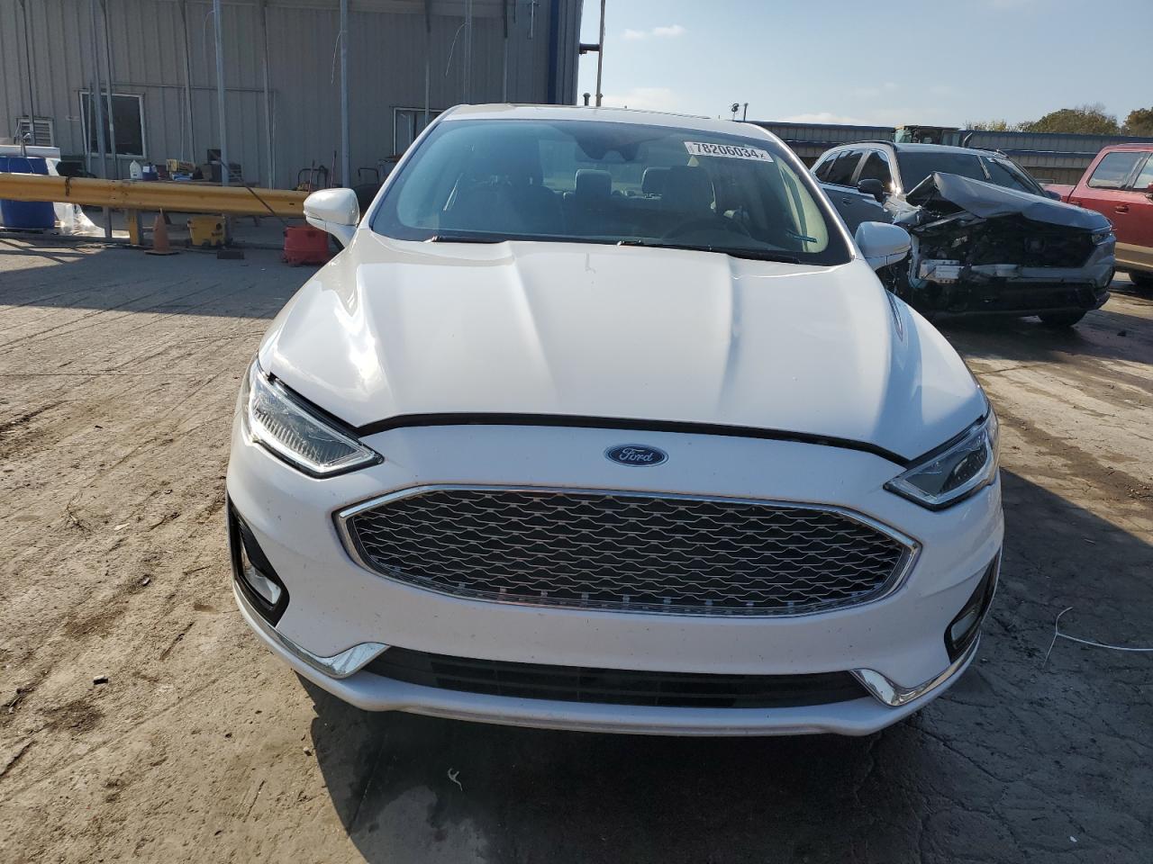 2020 Ford Fusion VIN 3FA6P0D98LR193863 Copart auction photo, side damage thumbnail 5