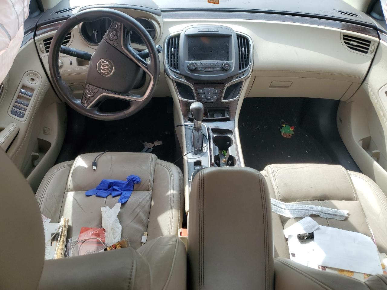 2015 Buick LaCrosse VIN 1G4GB5G35FF170295 Copart auction photo, front end / rear end damage thumbnail 8