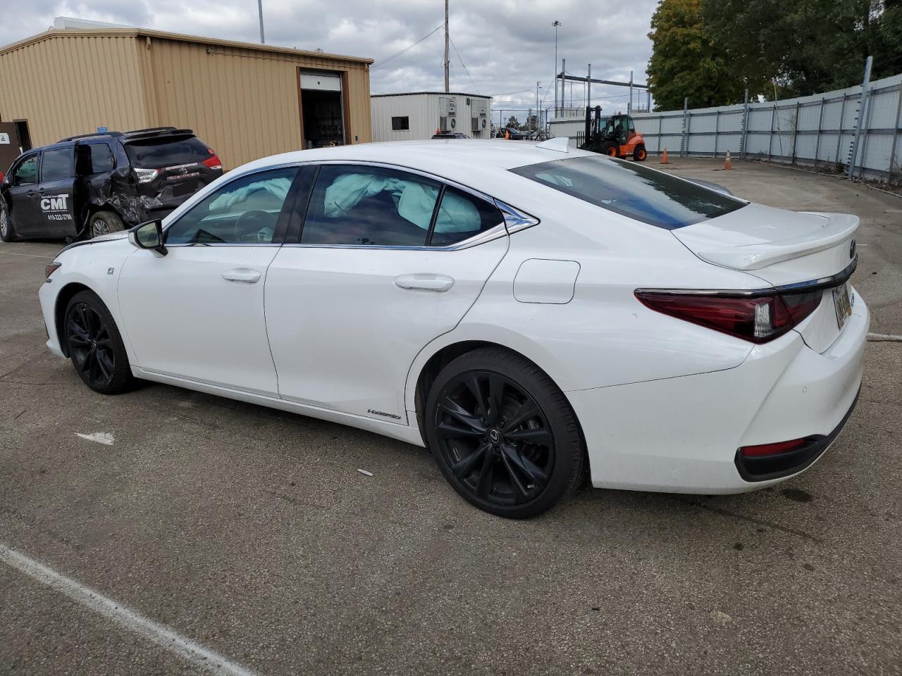 2022 Lexus ES VIN 58AGA1C18NU022676 Copart auction photo, front end / side damage thumbnail 2