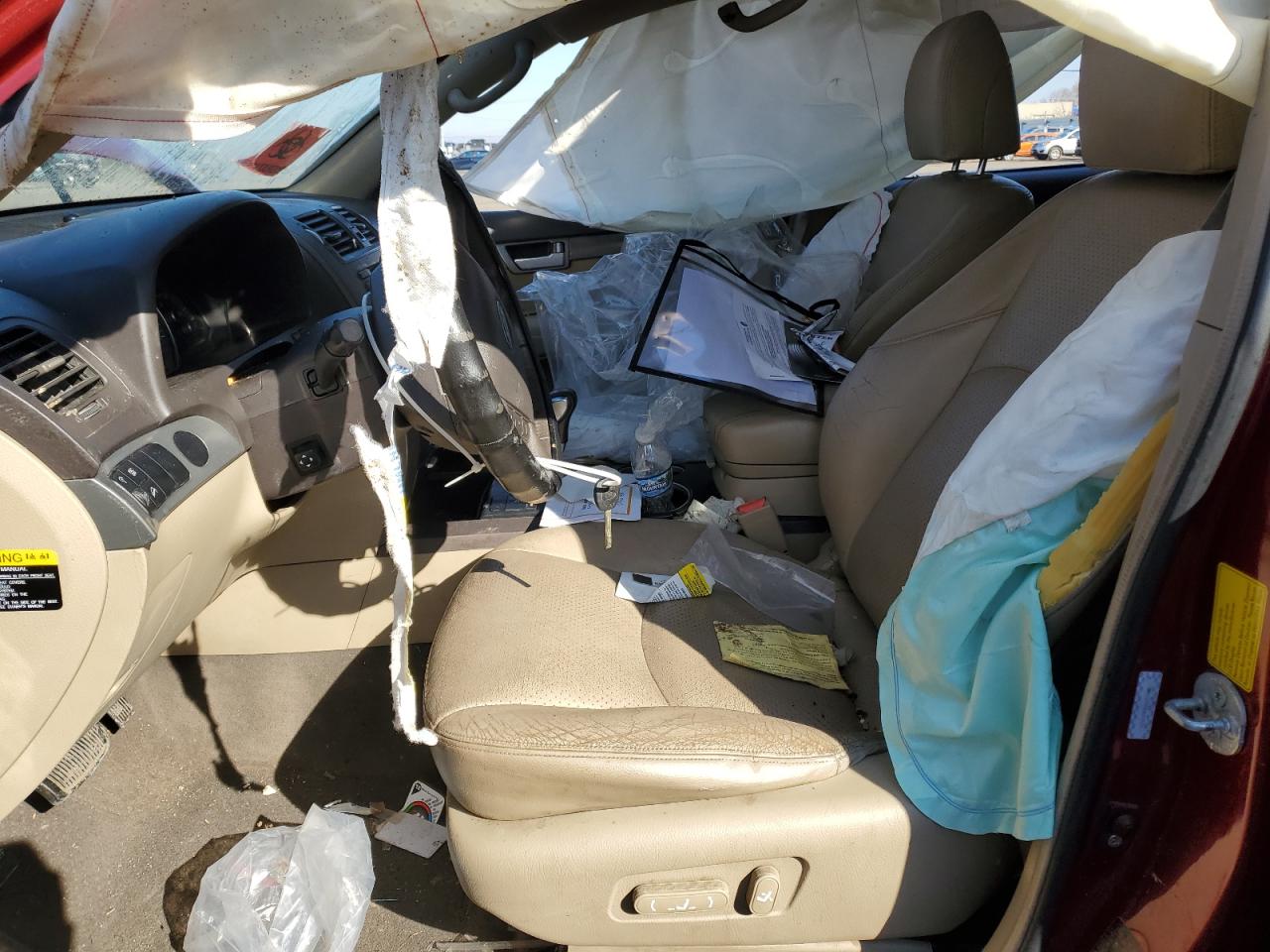 2009 KIA Mohave (borrego) VIN KNDJJ741695016197 Copart auction photo, all over damage thumbnail 7