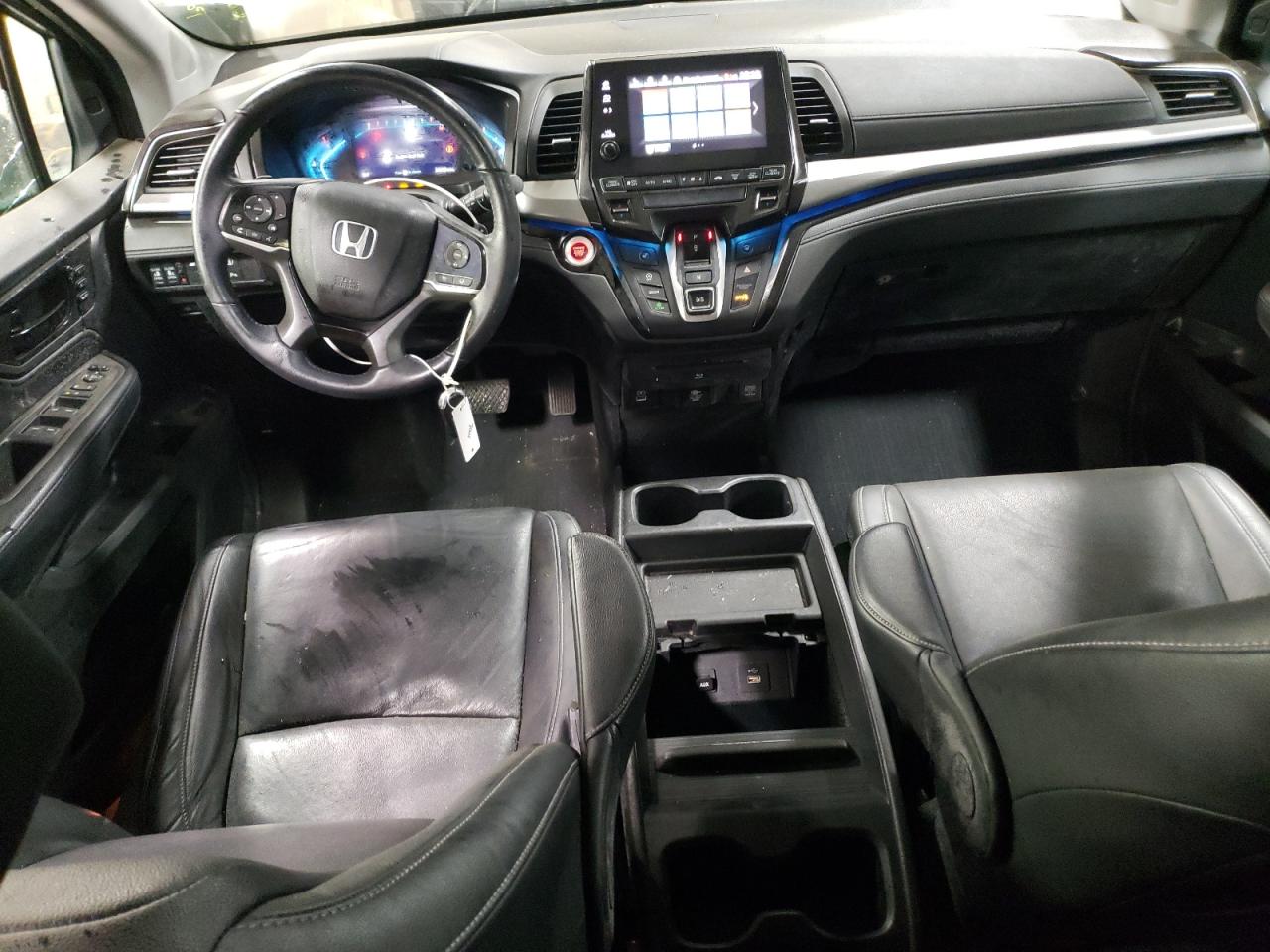 2021 Honda Odyssey VIN 5FNRL6H8XMB029508 Copart auction photo, side / front end damage thumbnail 8