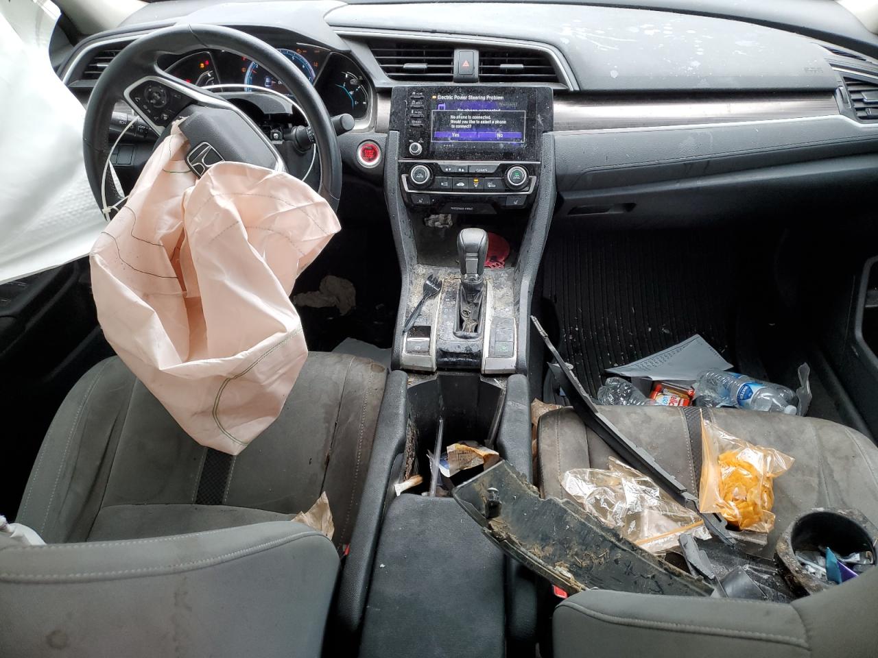 2021 Honda Civic VIN 19XFC1F34ME004624 Copart auction photo, front end / side damage thumbnail 8