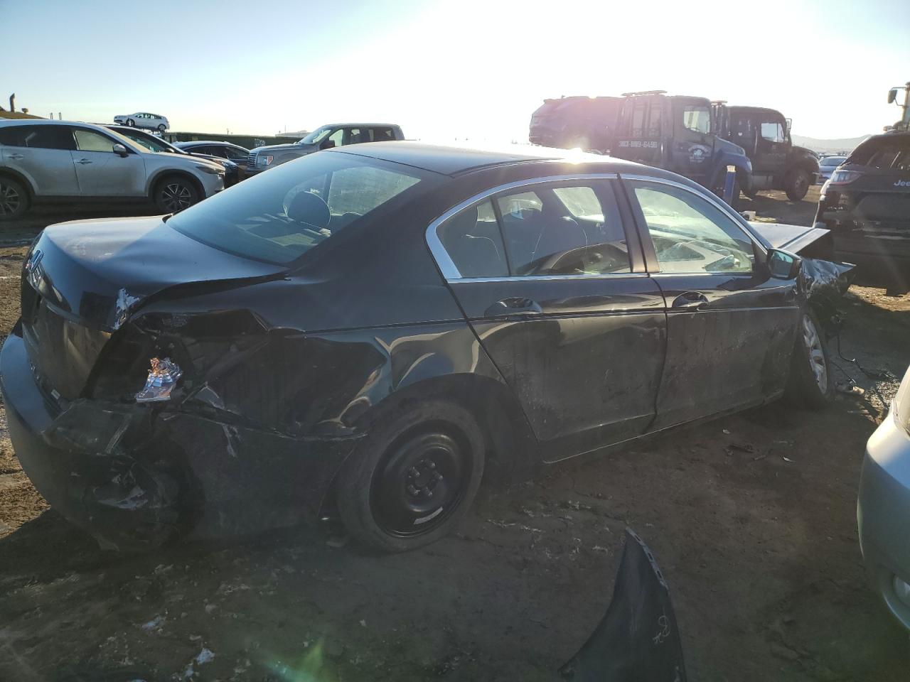 2008 Honda Accord VIN JHMCP26778C043784 Copart auction photo, all over damage thumbnail 3