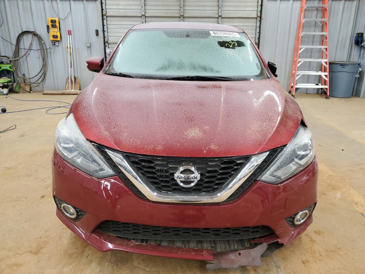 2017 Nissan Sentra VIN 3N1CB7AP6HY380445 Copart auction photo, front end / undercarriage damage thumbnail 5