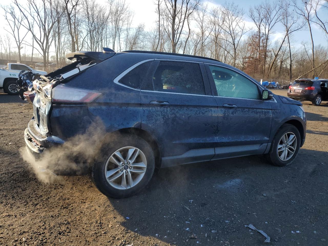 2017 Ford Edge VIN 2FMPK4J97HBB01751 Copart auction photo, all over damage thumbnail 3
