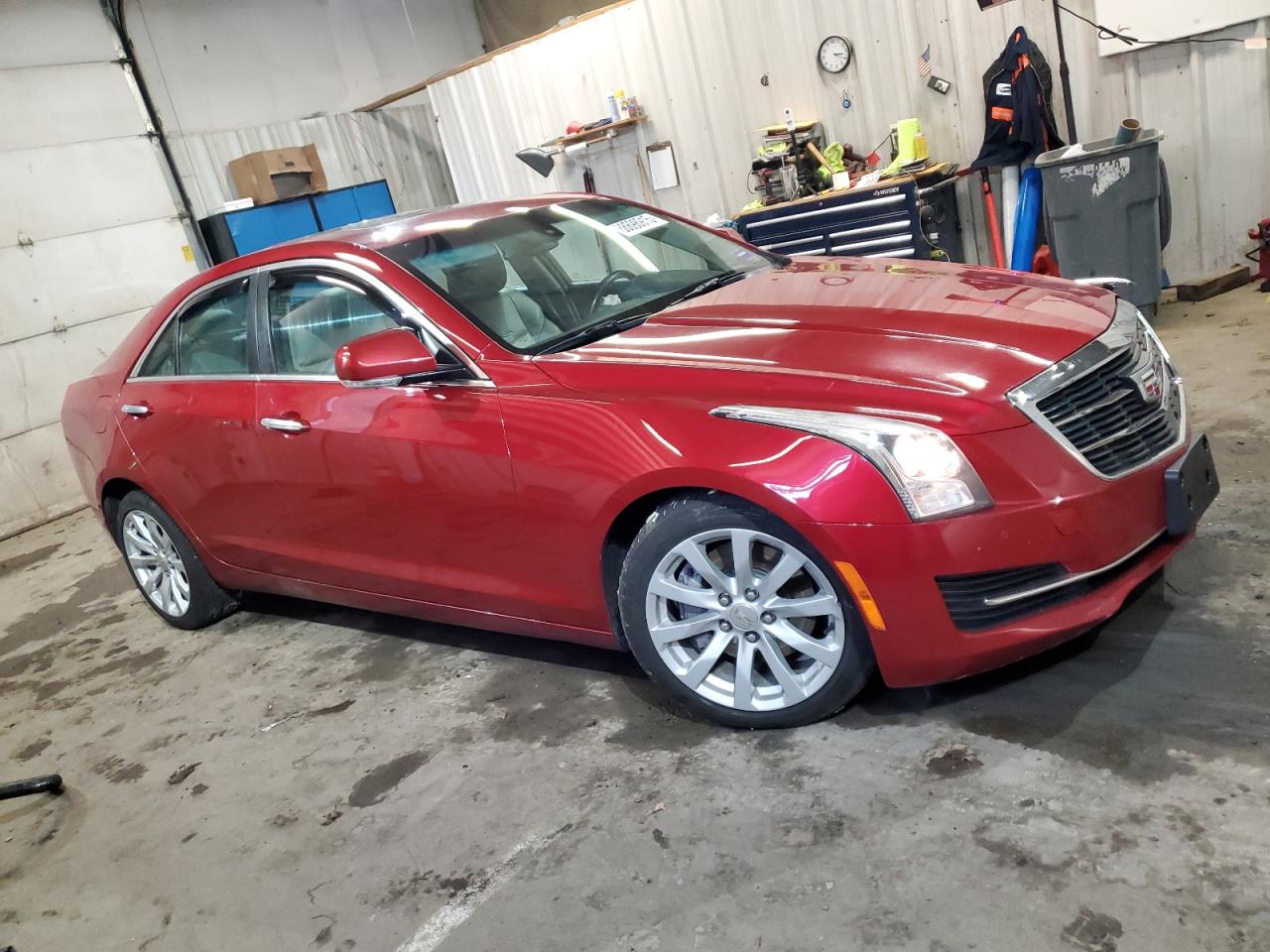2017 Cadillac ATS VIN 1G6AH5RX9H0117066 Copart auction photo, front end / minor dent/scratches damage thumbnail 4