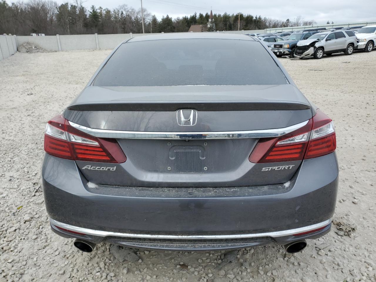 2017 Honda Accord VIN 1HGCR2F56HA143222 Copart auction photo, all over damage thumbnail 6