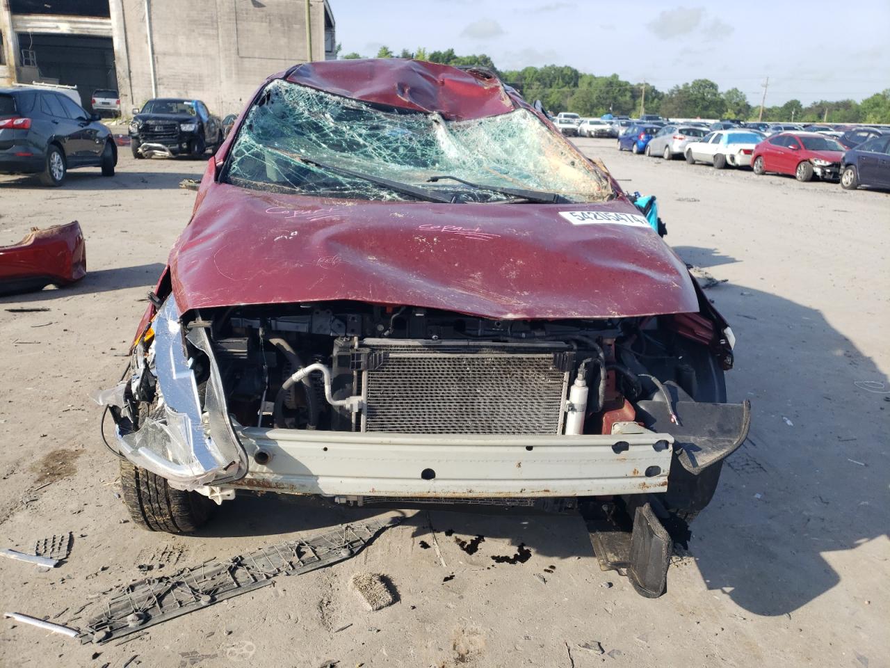 2019 Nissan Versa VIN 3N1CN7AP0KL840422 Copart auction photo, all over damage thumbnail 5