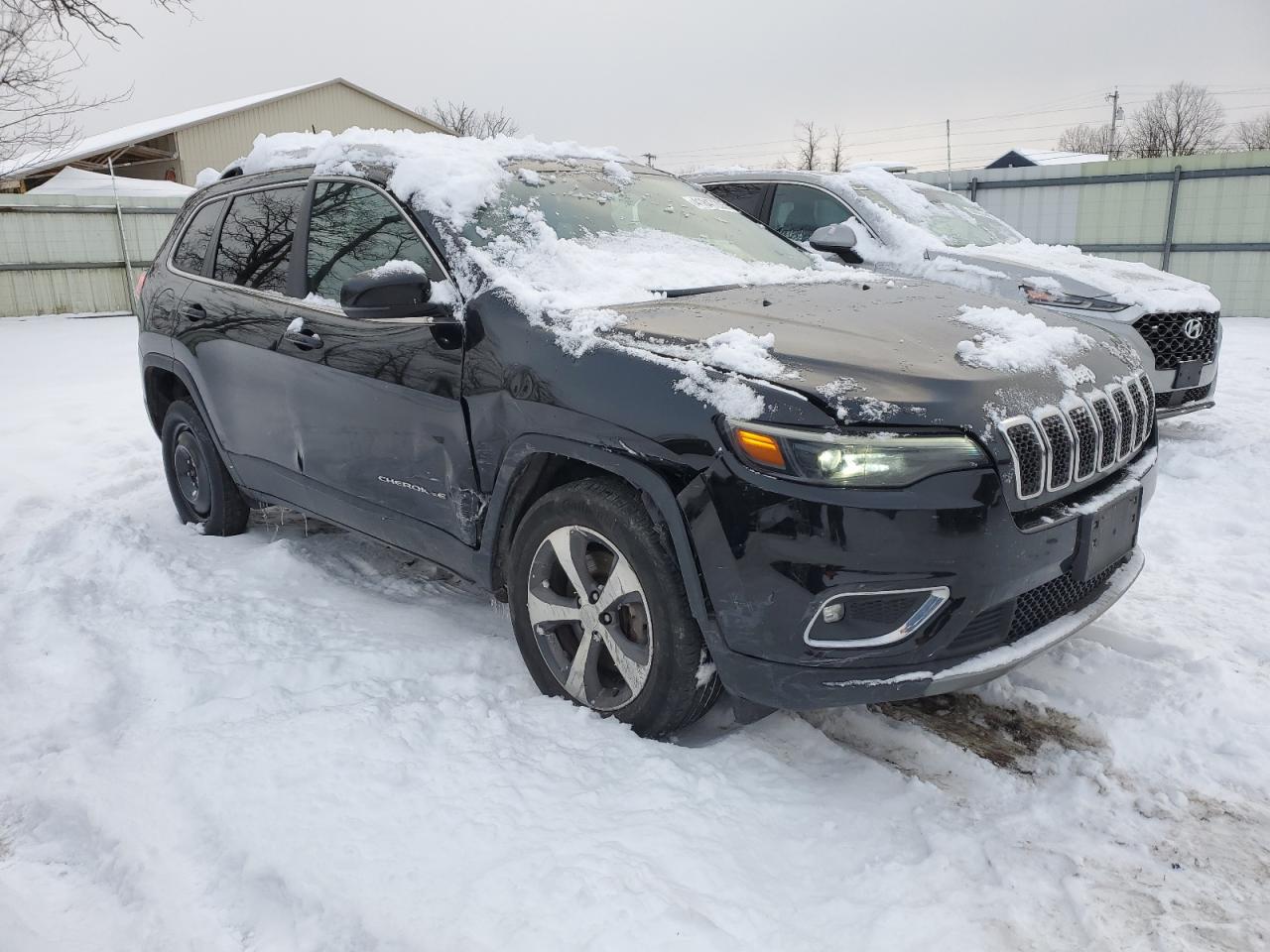 2019 Jeep Grand Cherokee VIN 1C4PJMDX3KD446178 Copart auction photo, front end / side damage thumbnail 4