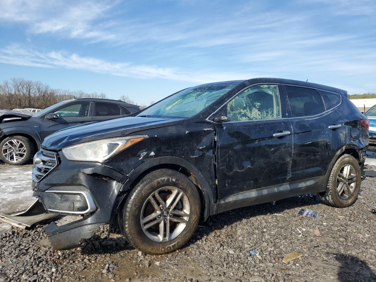2018 Hyundai Santa Fe VIN 5NMZT3LB8JH087533