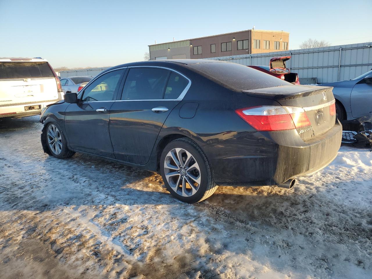 2014 Honda Accord VIN 1HGCR2F59EA155540 Copart auction photo, front end / undercarriage damage thumbnail 2