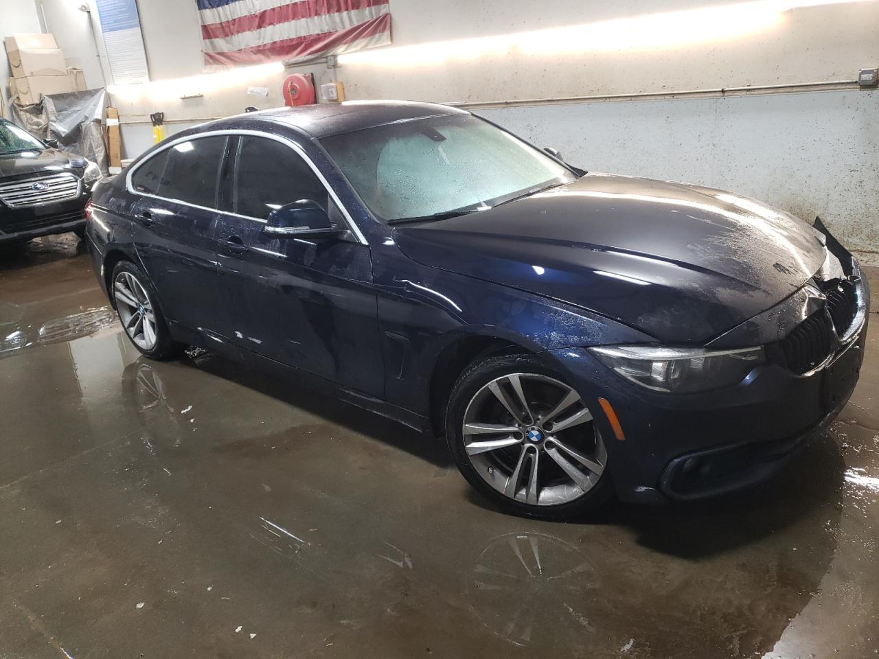 2019 BMW 4er VIN WBA4J3C54KBL06758 Copart auction photo, front end / side damage thumbnail 4